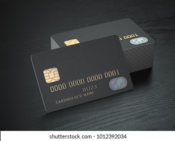 Card black credit Mastercard Black