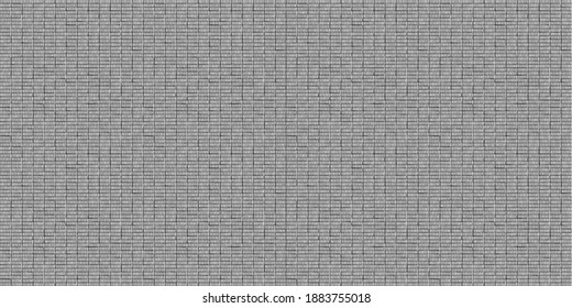 Stack Bond Grey Brick Wall Background Stock Illustration 1883755018 ...
