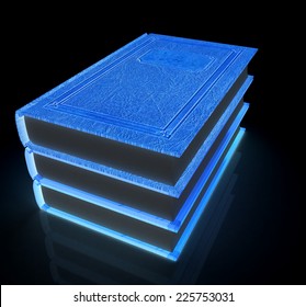 The stack of books on a black background - Powered by Shutterstock - Get 15% off with code: PIKWIZARD15