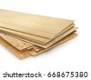 plywood isolated