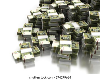 Stack Of Iranian Rial