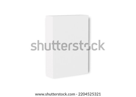 Stack of magazines vertical position. Mockup isolated over white background. 3d rendering.