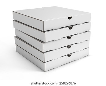 Stack Of Pizza Boxes