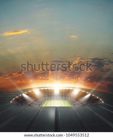 Stadium 3d rendering