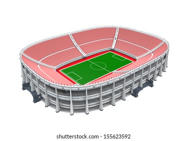 Stadium Building Isolated