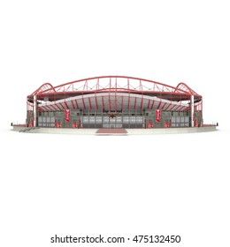 Stadium Estadio Da Luz Isolated On White 3D Illustration