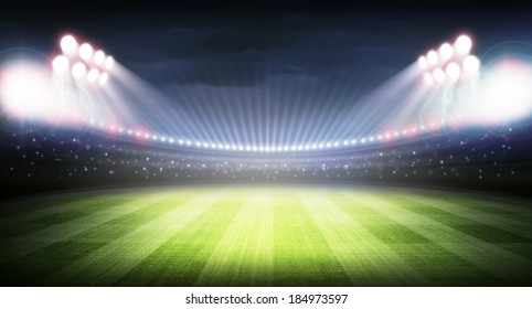 Stadium Night Stock Illustration 184973597 | Shutterstock