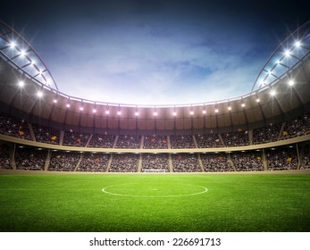 Soccer Field Stadium High Res Stock Images Shutterstock