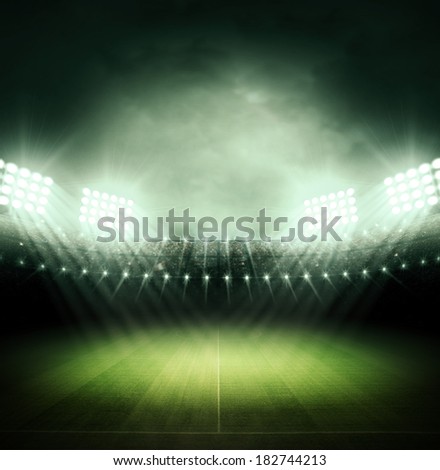Stadium at night