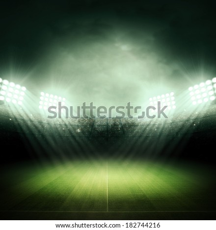 Stadium at night