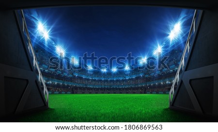 Similar – Image, Stock Photo Light play with tunnel vision