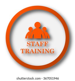 Staff Training Icon Internet Button On Stock Illustration 367051946 ...