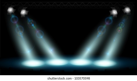 stage lighting - Shutterstock ID 103570598