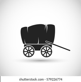 Stagecoach/ Wagon Form Wild West Icon 