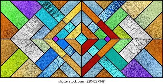 5,595 Art Deco Stained Glass Images, Stock Photos & Vectors | Shutterstock