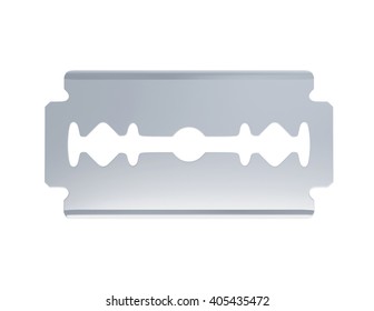 Blade Razor On White Background Vector Stock Vector (Royalty Free ...