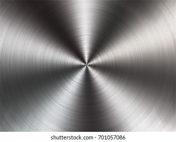 Shiny Brushed Metallic Steel Aluminium Circular Stock Photo (Edit Now ...