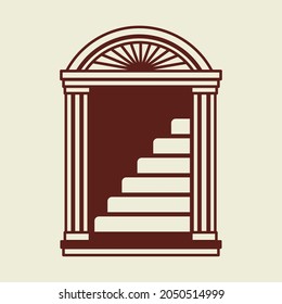 Staircase Logo Business Corporate Identity Illustration