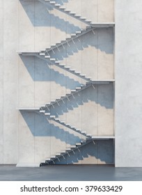 stairs leading upward, architectural composition