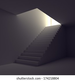 Stairway from basement upstairs
