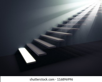 Stairway To The Light. First Step