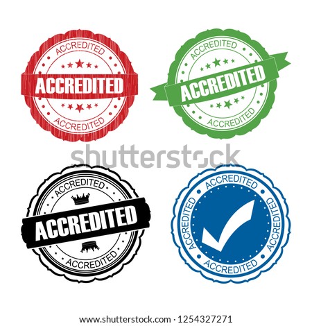 Stamp Accredited set.