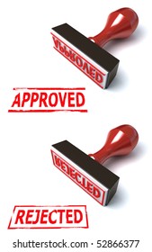 Stamp Approved Rejected