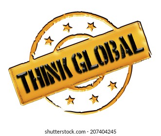 Stamp - think global