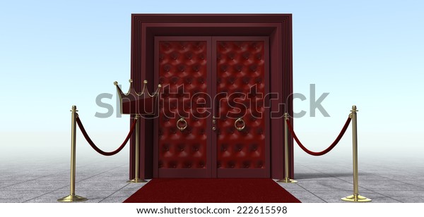 Stanchion Front Door Entrance Stock Illustration 222615598 | Shutterstock