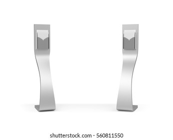 Stand Leaflet Holder. 3D Rendering