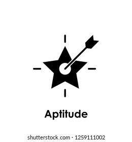 Star, Arrow, Target, Aptitude Icon. One Of Business Collection Icons For Websites, Web Design, Mobile App