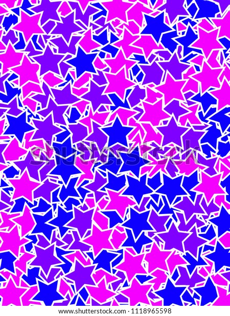 Star Background Containing Random Particles High Stock