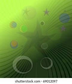 star background twisted illustration