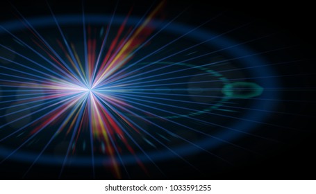 star birth from singularity with bright light