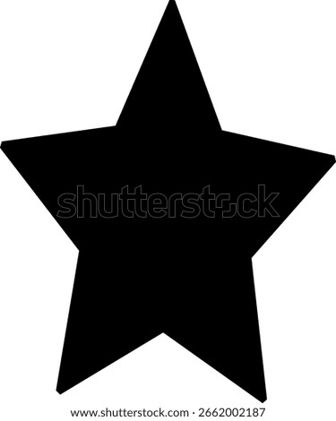 the star in the blak and white