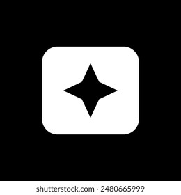 Star in Box Icon - Simple and Elegant Illustration for Awards and Achievements This star in a box icon features a clean and elegant design, perfect for use in award certificates, achievement badges,  - Powered by Shutterstock