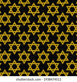 Star of David - the symbol of Judaism in a religious print for spiritual interior design and for beautiful and special decoration of national events and religious ceremonies in a biblical atmosphere