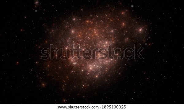 Star field\
background . Glow swirls night sky.\
