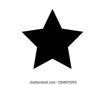 Star With Five Sharp Edge For Other Use