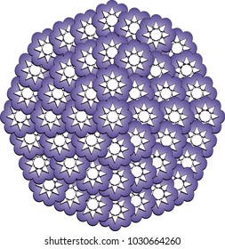 Star on Violet