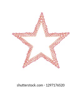 Star red orange