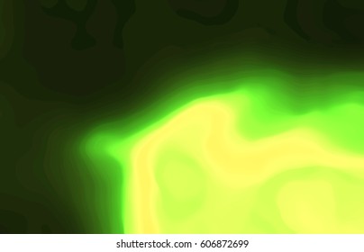 Star, sun, supernova, fire, explosion bursts blurred illustration with rays of green, yellow light for beautiful backgrounds and textures.

