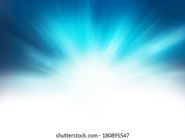 starburst blue abstract background 