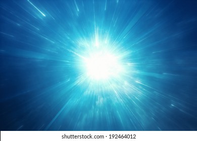 Starburst Space Travel Background