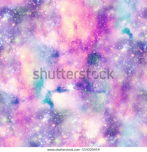 Starry Galaxy Imprimer En Unicorn Colonnes Illustration De Stock
