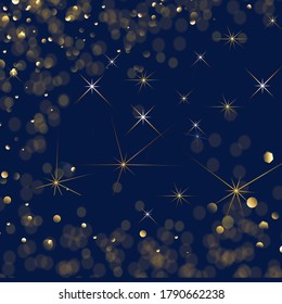 Starry Nigh, light Patterns, Night Sky, gold shimmer