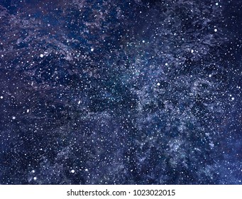 Starry night sky