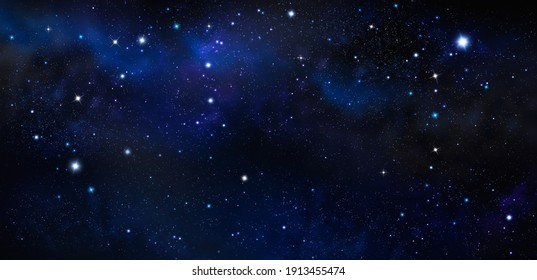 Starry Night Sky Deep Outer Space