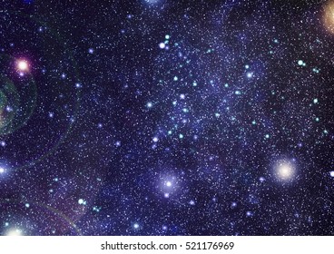 Starry outer space background texture