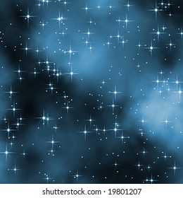 Starry sky background